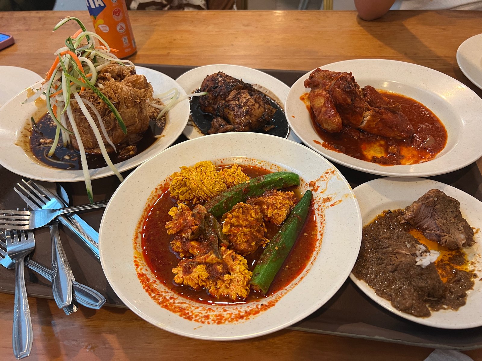 An example of how Singapore food is overrated: this Malaysian restaurant had lines out the door